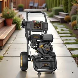 BLUBERY Gas Pressure Washer, 3500 PSI Pressure Washer, Black 