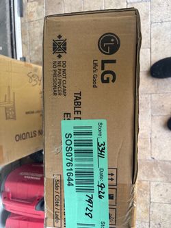 LG 36” cook top brand new