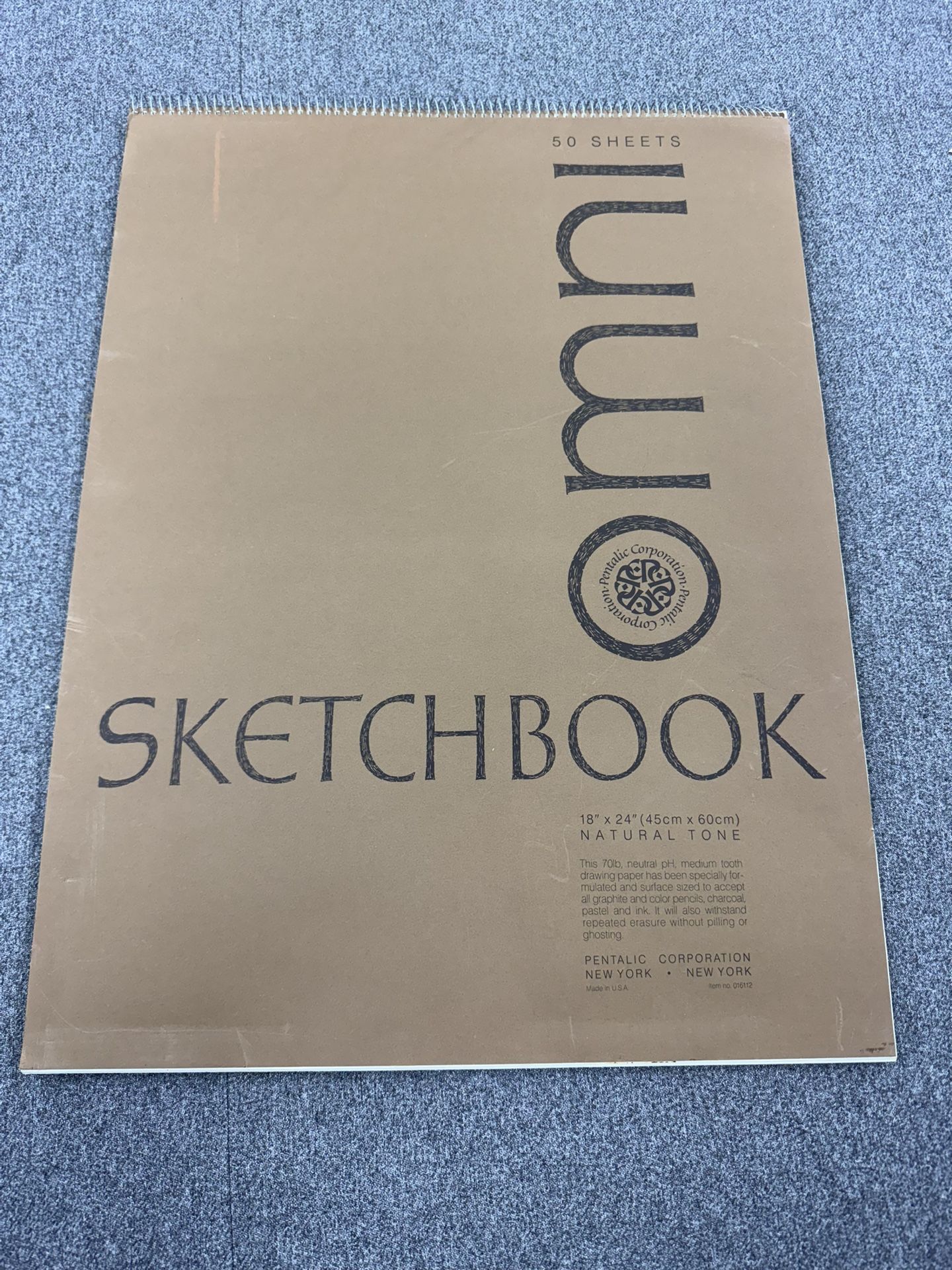 Omni Sketchbook – 18”×24” – Natural Tone – 70 lb – Made in USA