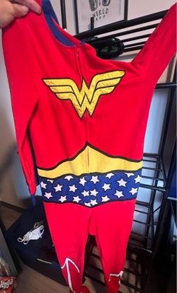 Wonder Woman One-Piece Pajama Costume worn once still good shape