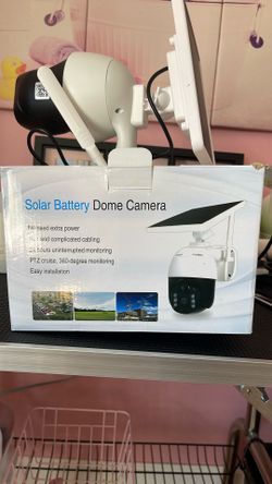 Solar Battery Dome Camera