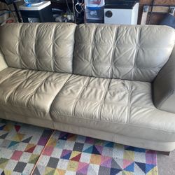 LEATHER SOFA 