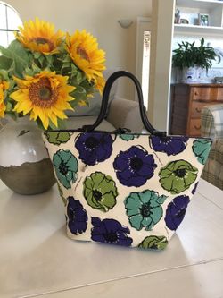 Kate Spade Floral Canvas Tote