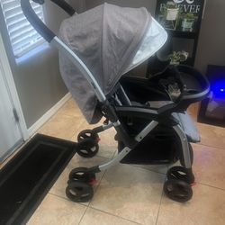 Jeep Unlimited Reversible Handle Stroller, Grey Tweed 