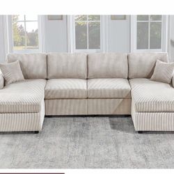 Ivory Sectional Brand New