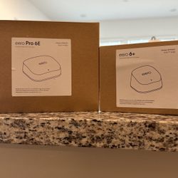 Eero Pro 6e Tri-band And 6+ Dual Band WiFi Router 