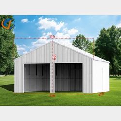 AllMetal KJ2223 Steel Double Garage Building. NEW!