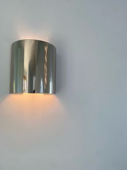 Two Silver Wall Sconces