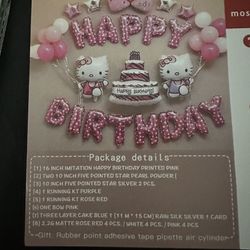 Hello Kitty, Party Supplies Party Balloons