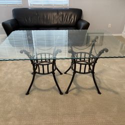 Tempered Glass Dining Table 