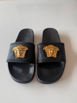 Men's Versace Medusa Palazzo Slides size 10