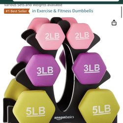 Dumbbell Set With Stand (new!)