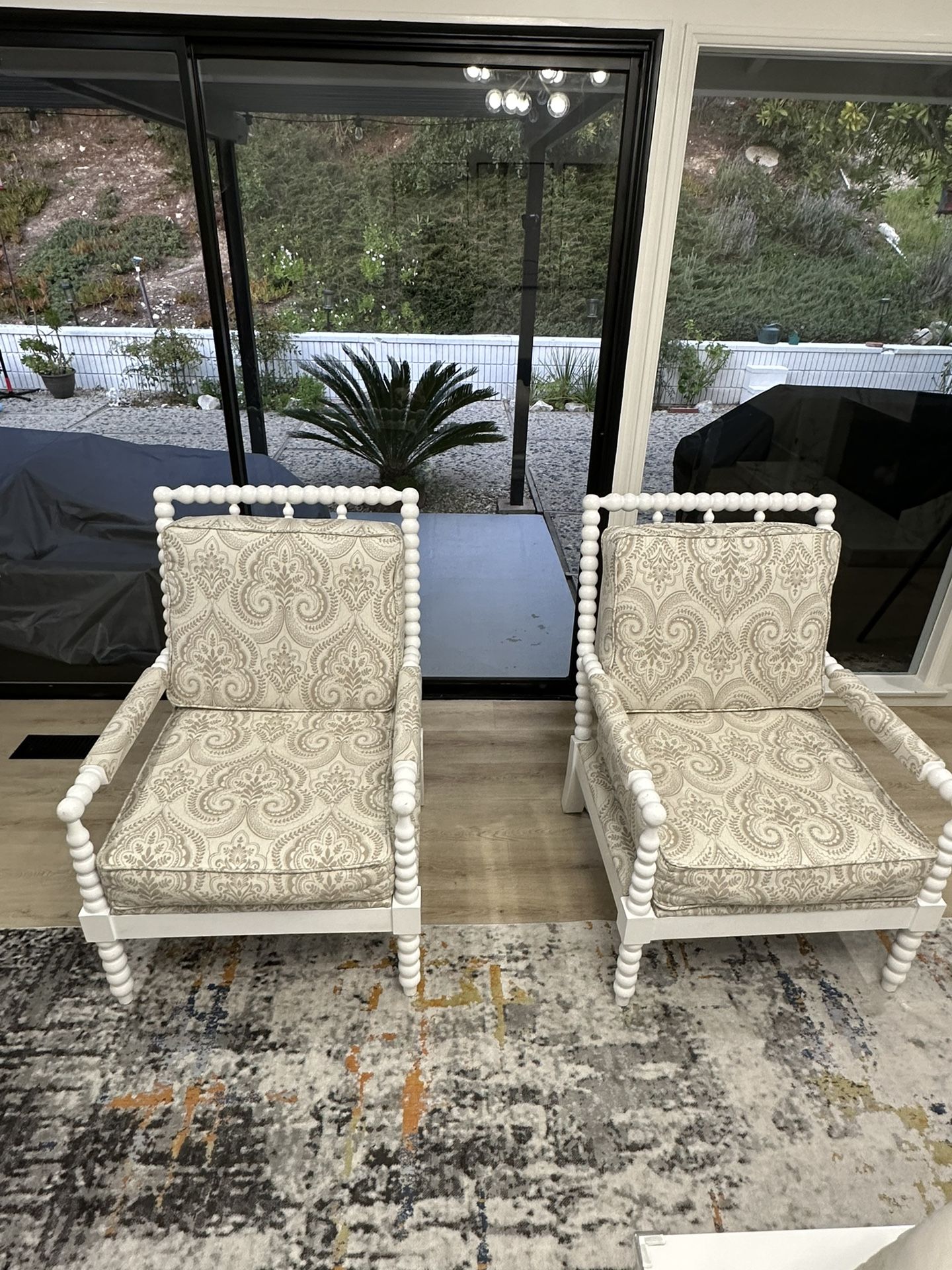 Linon Sussex Beige Accent Chairs
