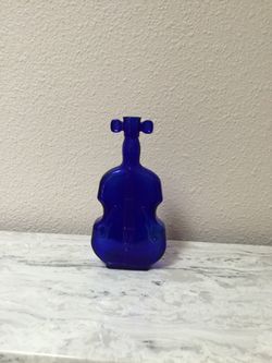 Cobalt blue violin