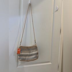 The Sak 3 in 1 Demi three ways to wear it Crochet Bag