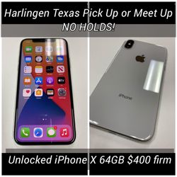 Unlocked iPhone X 64GB