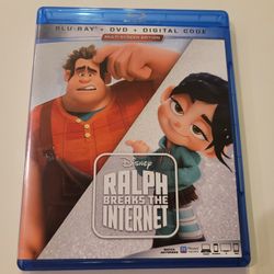 $6 BLU RAY , DISNEY RALPH BREAKS THE INTERNET.  BLU RAY / DVD COMBO ONLY NO DIGITAL $6. OR TRADE FOR A MOVIE TITLE I DO NOT ALREADY OWN. 