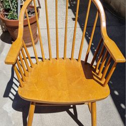 Vintage  Yugoslavian-made Windsor Style Chair 
