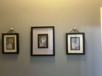 Three Pictures In Bathroom 