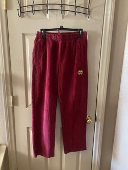 Pantalón De Pana , Corduroy Pants Color Burgandy - Size S