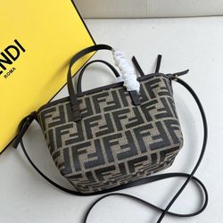 FENDI Monogram Tote, Handbag, Shoulder Bag