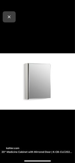 NEW IN BOX Kohler medicine cabinet, model CLC2026FS / K-CB-CLC2026FS.