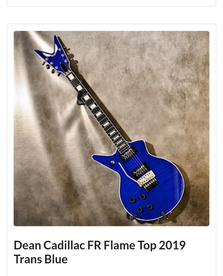 Dean Cadillac , Left Handed Guitar