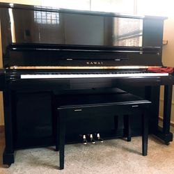 Fantastic sound 49” height Kawai upright  piano/Include delivery!! 