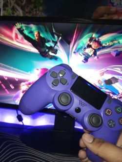 Custom Purple Ps4 Controller 