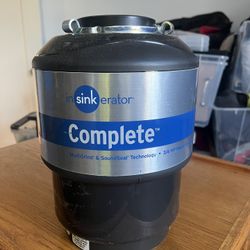 Insinkerator 3/4 HP Garbage Disposal - New