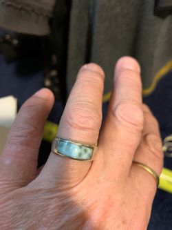 Sterling turquoise size 7