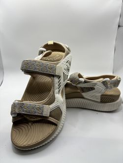 Kuaijie Beige Strappy Sandals US 7.5