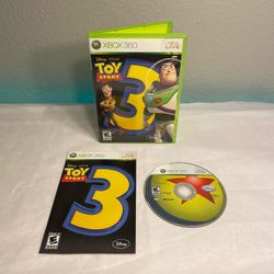 Toy Story 3 Microsoft Xbox 360 Videogame With Manual TESTED & Works (2010) CIB