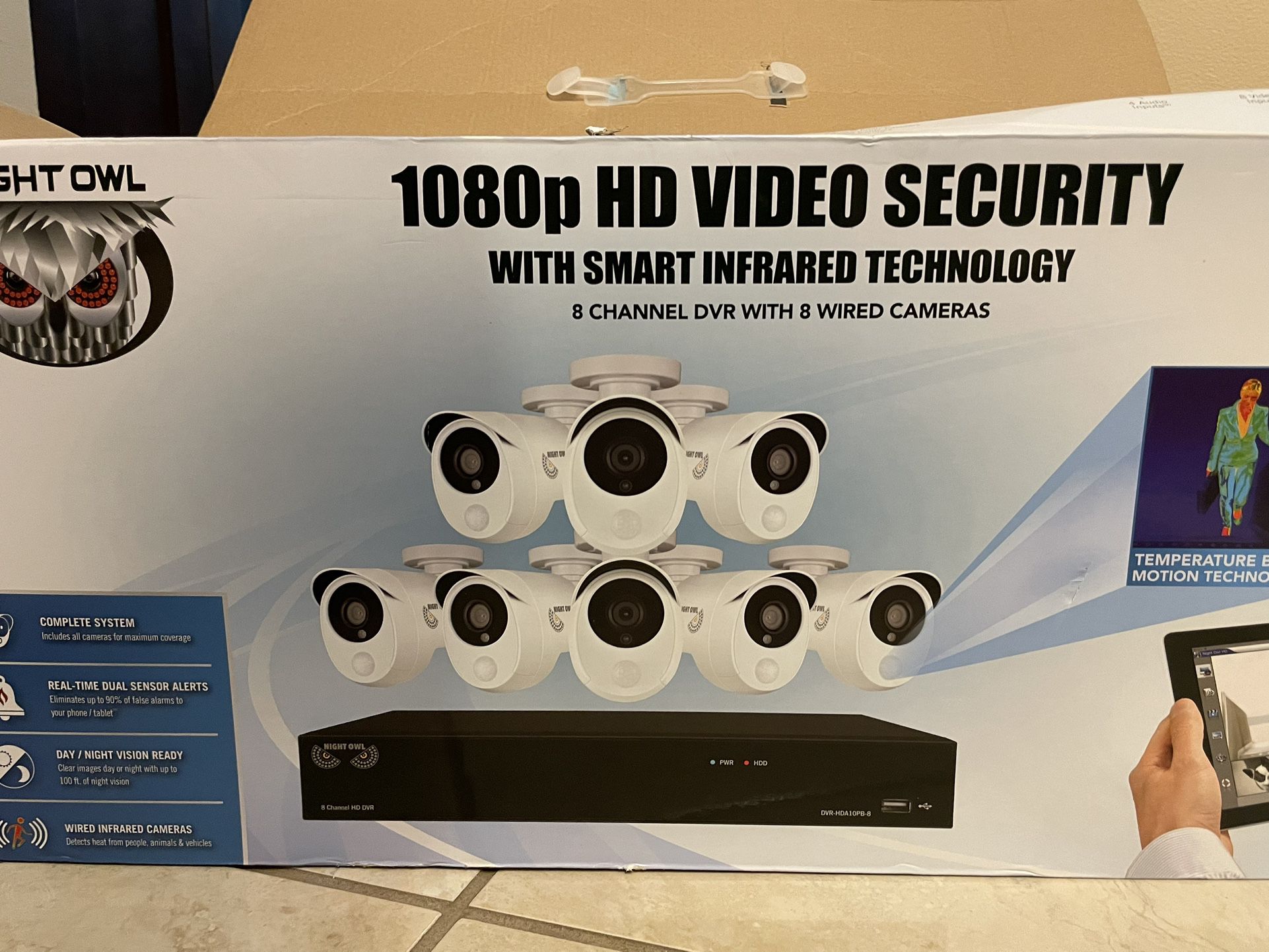 Night Owl 8 Channel 1080p Security Camera System