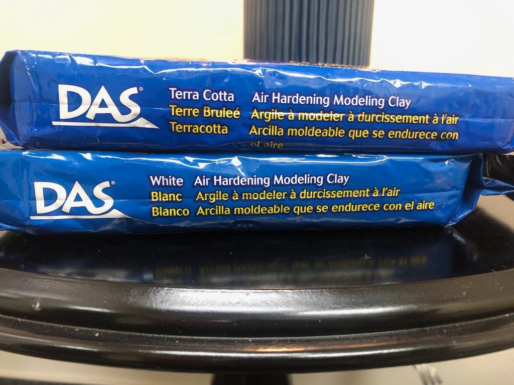 Prang Das Air Dry Clay 2.2 Pound package, Tan & white colored
Price per each package
Two packages available, one tan colored and one white colored
Co