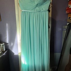 Teal Long Dress