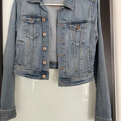 Cropped Style Stretched Jean Material 