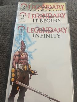 Legendary Comic Books Issues 1-3 Set