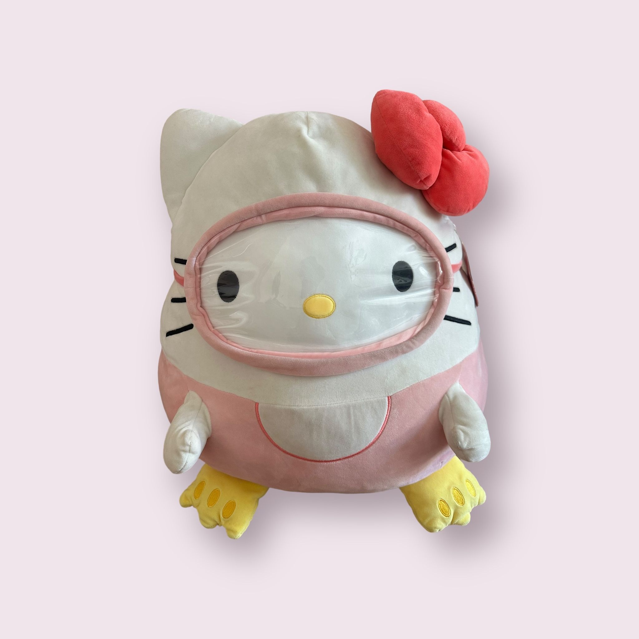 20" XL Sanrio Hello Kitty Squishmallow Jumbo Pink Scuba Kellytoy Plush Toy W Tag