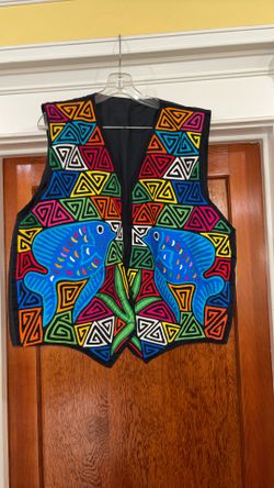 Size Large Colorful Molas Vest