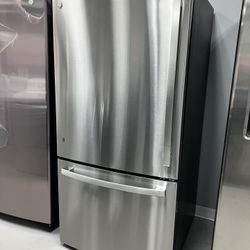 New Bottom Freezer Refrigerator