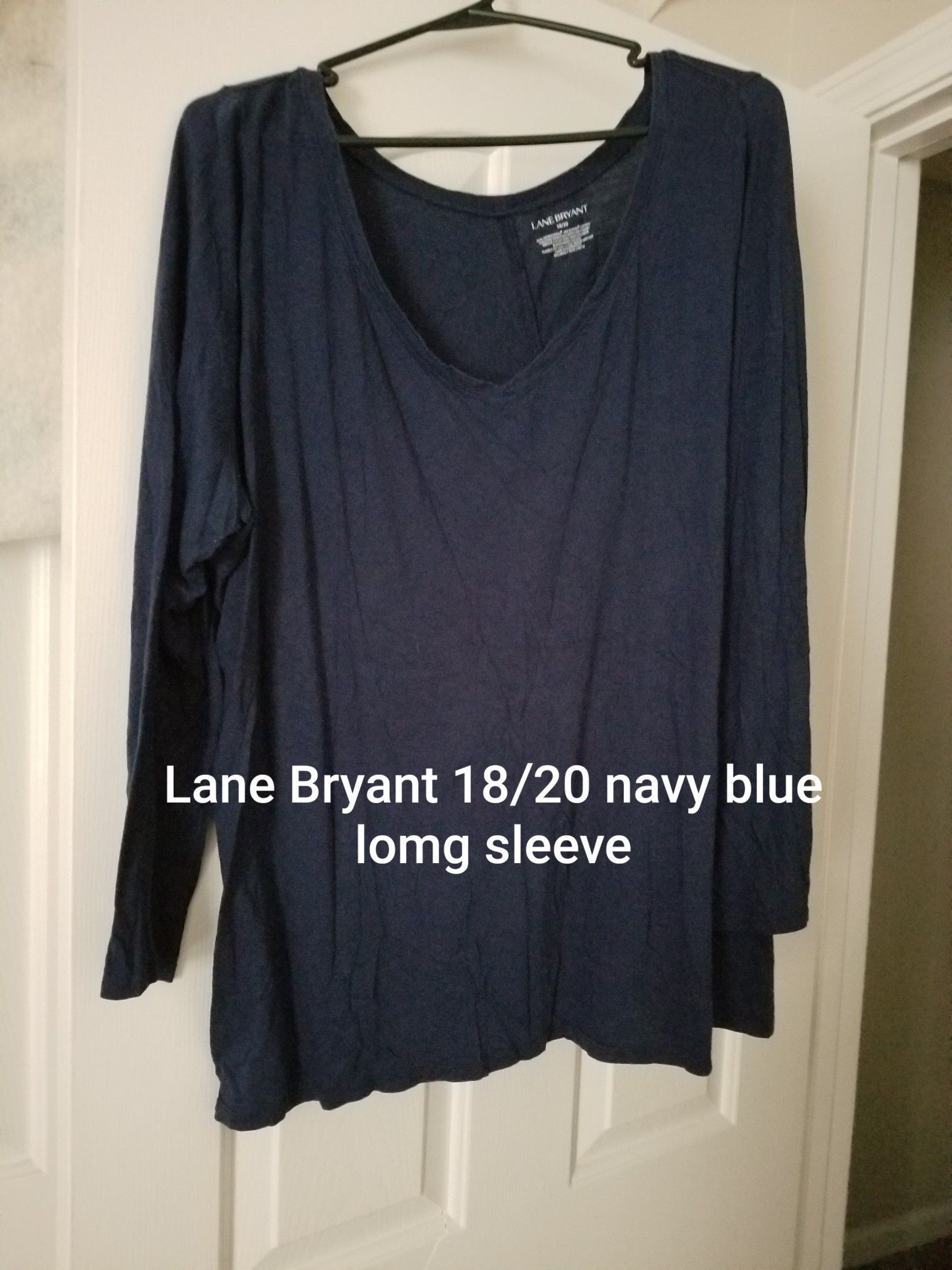 Lane Bryant 18/20 navy blue long sleeve