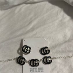 earrings And bracelet