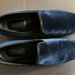 Men’s Carlo Miranda Blue Suede Shoes 11.5 