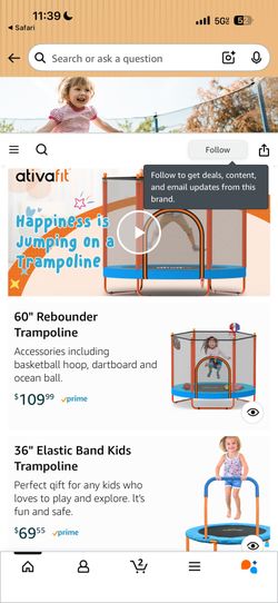 5 Ft Trampoline