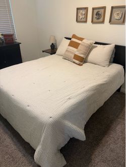 Queen IKEA Bed.
