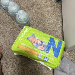 3 Packs Of Comforts Size Newborn 36 Count 