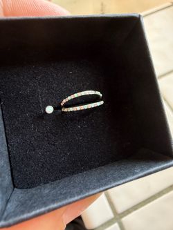 Opal earring set
