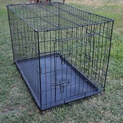 ** Large Double Door Wired Dog Cage **