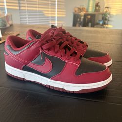 Brand New Nike Dunk Low Red, Black, And White